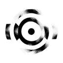 art deco circle tattoo design idea