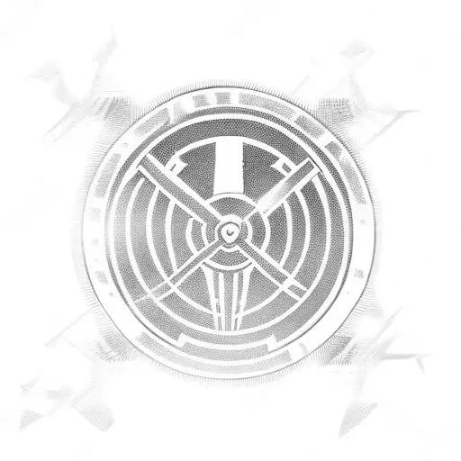 arsenal cannon tribal band tattoo design idea