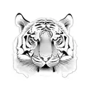 thai style tiger tattoo large tattoo design idea