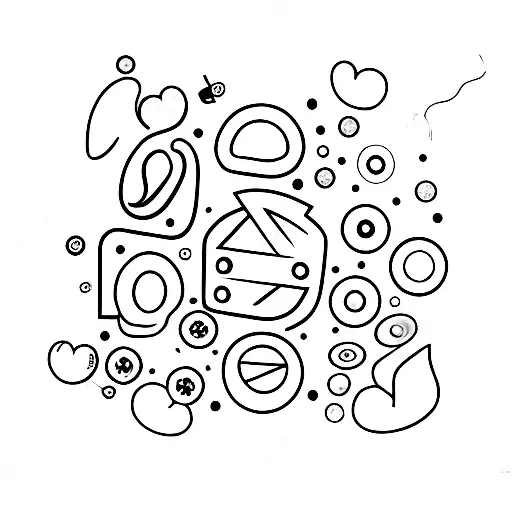 go sew buttons on a banana tattoo design idea