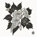Jessica crown date tattoo design idea