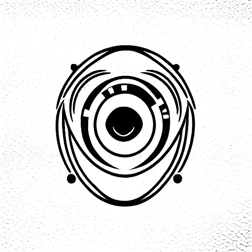 Horus eye trisquet tattoo design idea