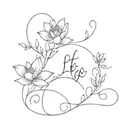 let go tattoo design idea