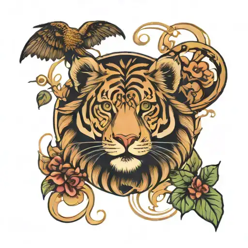 Sarah, Leo, August tattoo design idea