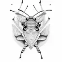 grasshopper  tattoo design idea