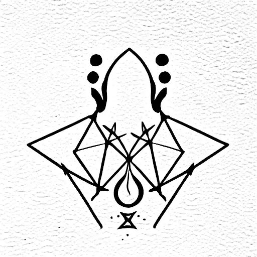 combination of zodiac signs, mother Taurus, father sagittarius and daughters pisces libra scorpio tattoo design idea