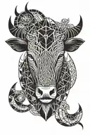 TAURUS tattoo design idea