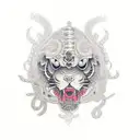 chains tattoo design idea