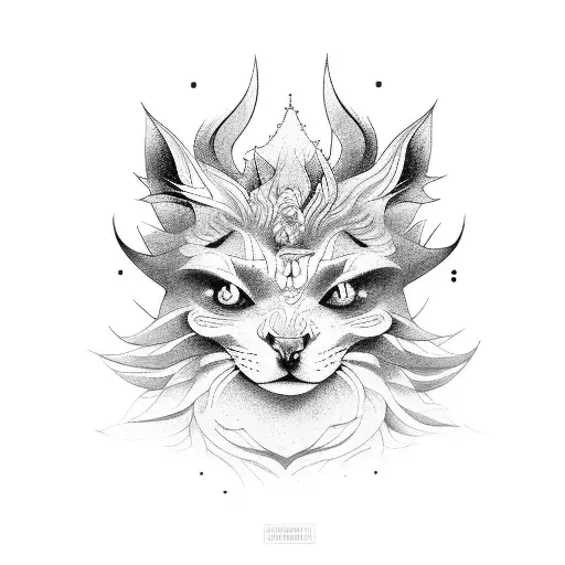 Kurama tattoo design idea