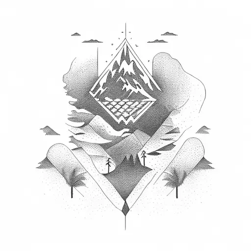 pnw outdoor tattoo design idea