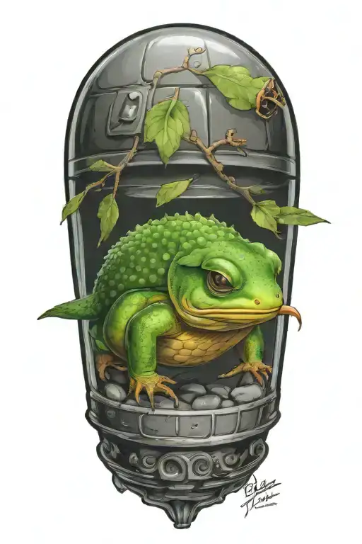 tonberry tattoo design idea