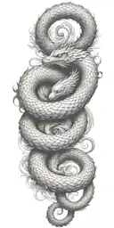 leviathan, virgo, typhoon, wings  tattoo design idea