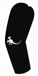 final fantasy 7 bahamut vs levathian tattoo design idea