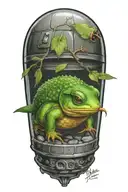 tonberry tattoo design idea