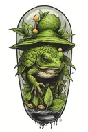 tonberry tattoo design idea
