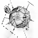 dopamine tattoo design idea