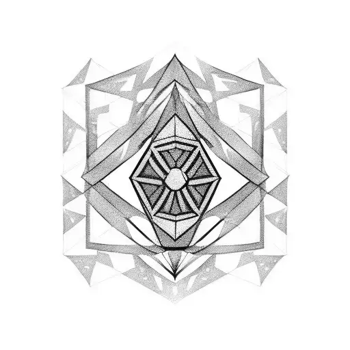 Incorporate an intricate octagon shape representing the UFC cage with a stylized image of Conor McGregor in a blackwork style tattoo design idea