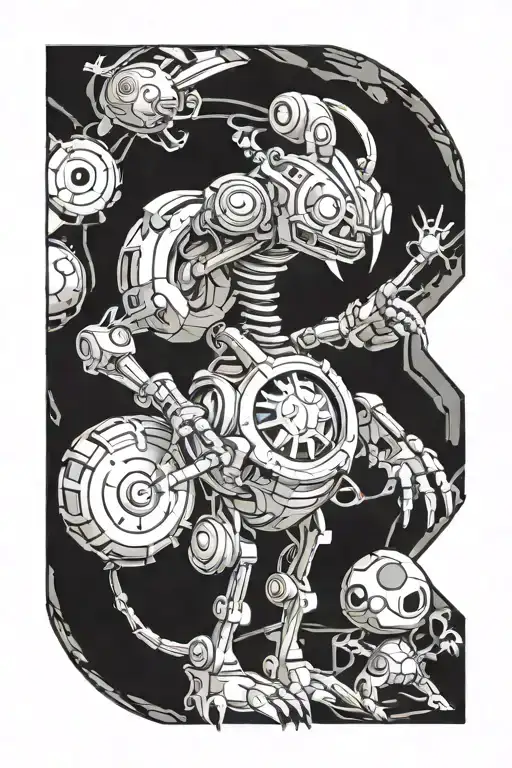 Pokemon character tattoo design idea