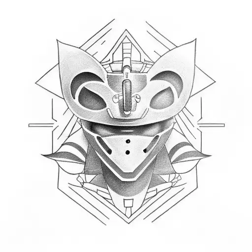 ANBU Symbol lines tattoo design idea