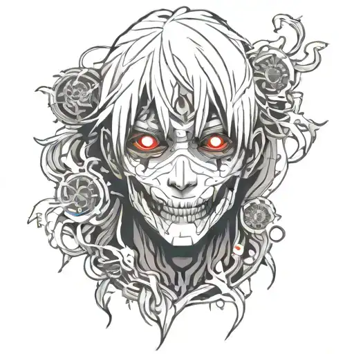 juuzou tokyo ghoul tattoo design idea