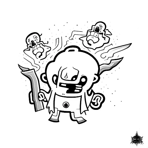 The binding of isaac tattoo design idea