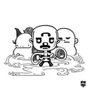 The binding of isaac tattoo design idea