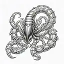 Scorpion mixed 22  tattoo design idea