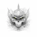 thunderbolt tattoo design idea