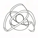 triskel bdsm with inital tattoo design idea