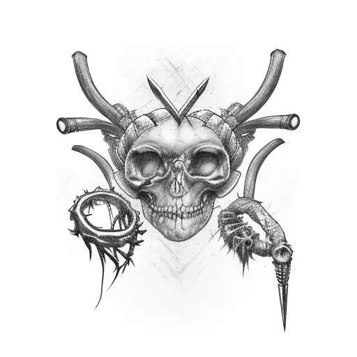 Barbed Wire with 4better 4worse 4ever and a heart with rib cage  tattoo design idea