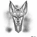 Anubis tattoo design idea