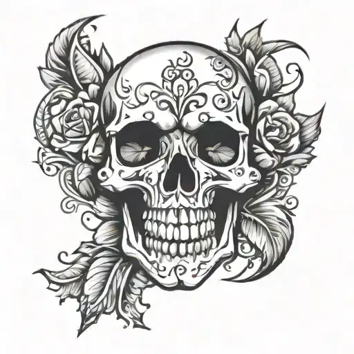 skull hand tattoo design inspired tattoo design idea