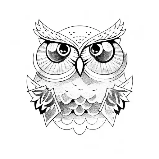 Small Owl Temporary Tattoo - Etsy