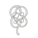 88 block numbers with infinity symbol intertwined tattoo design idea