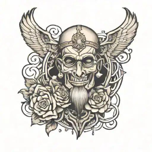 father memory  tattoo design idea