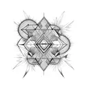 botanical mixture prickly pear cactus, fireweed  tattoo design idea