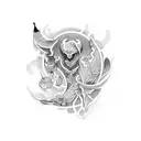 choose joy tattoo design idea