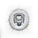  Kendrick Lamar tattoo design idea