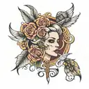 R.I.P.       EVE "72 - "19 tattoo design idea