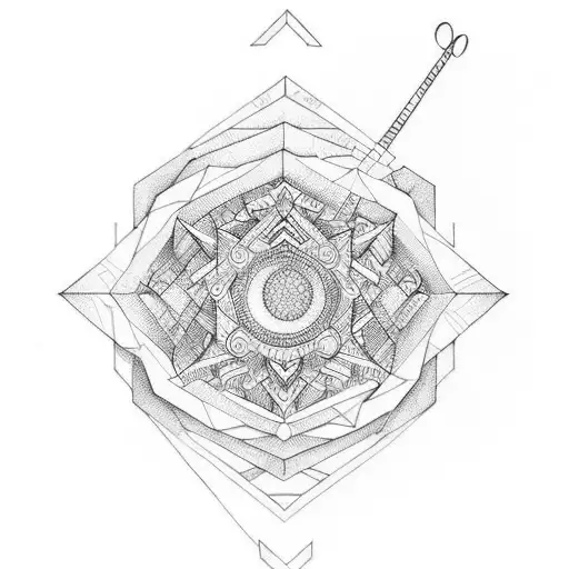 music,strength, building myself tattoo design idea