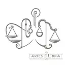 aries and libra symbol tattoo design idea