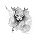 ayan and myra tattoo design idea