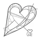 Heart Shaped box tattoo design idea