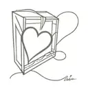 Heart Shaped box tattoo design idea