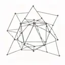 icosahedron tattoo design idea
