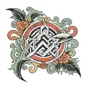 krypton hope symbol tattoo design idea