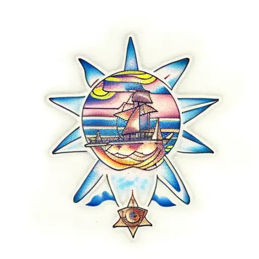 treasure planet tattoo design idea