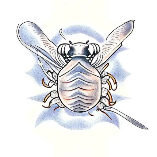 horseshoe crab tattoo design idea