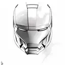 Serbian iron man tattoo design idea