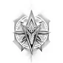 Gay metal band logo tattoo design idea